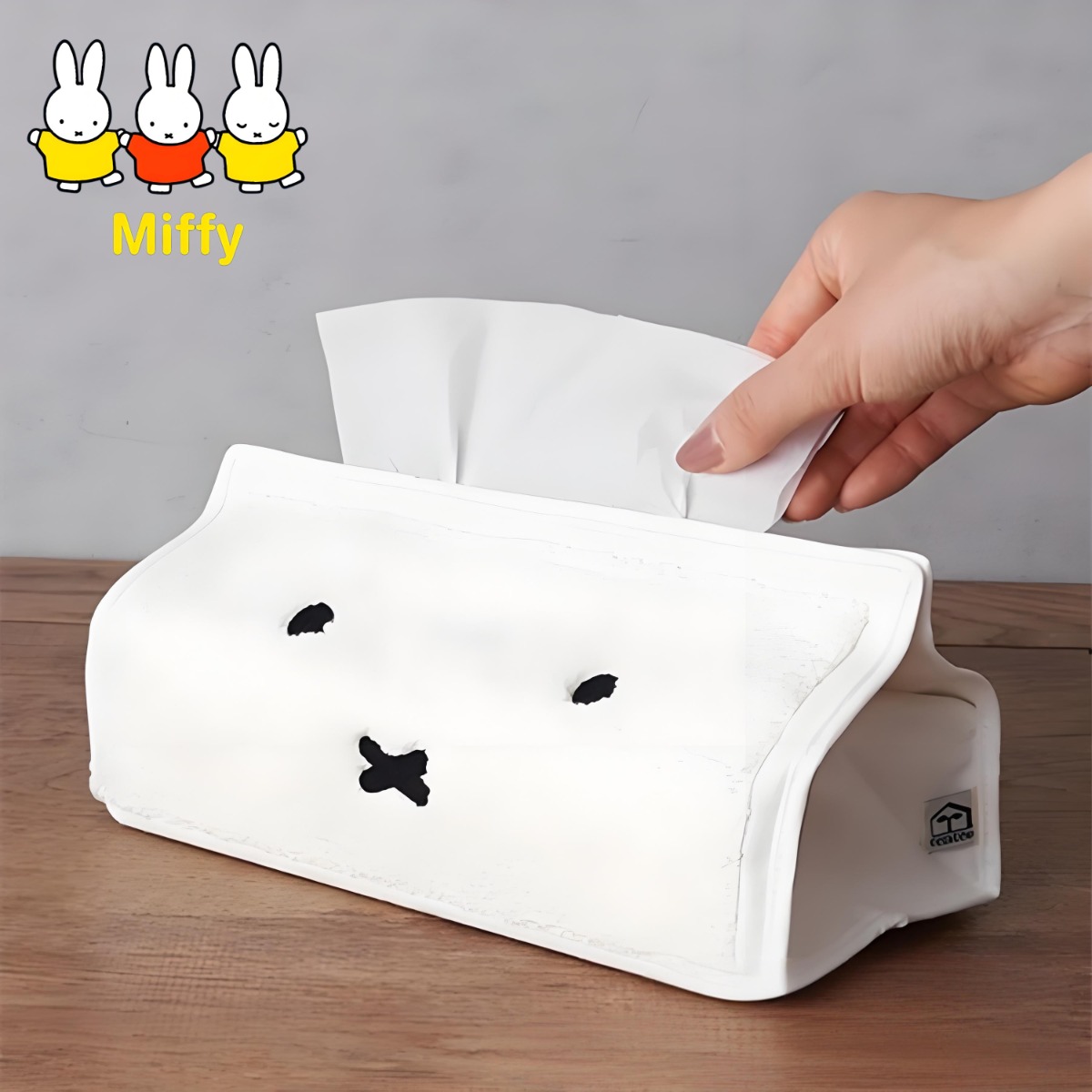 Car Accessories Girl - Kawaii Anime Miffy Tavşan Doku Kutusu