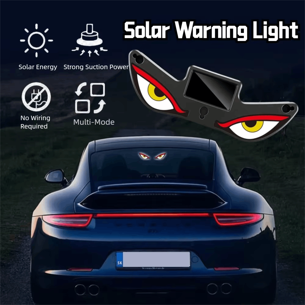 Car Accessories Evil Eye - Araba iç aydınlatma LED'i kablosuz güneş