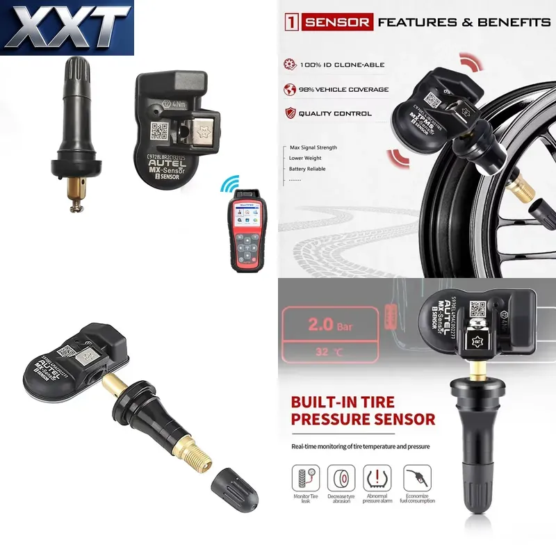Tire Pressure Monitor - XXT MX-Sensor 315MHz+433MHz 2'si 1 Arada