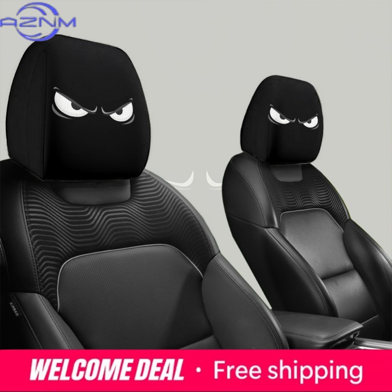 Car Accessories Evil Eye - 2PCS Nazar Baskılı Araba Koltuk Başlığı