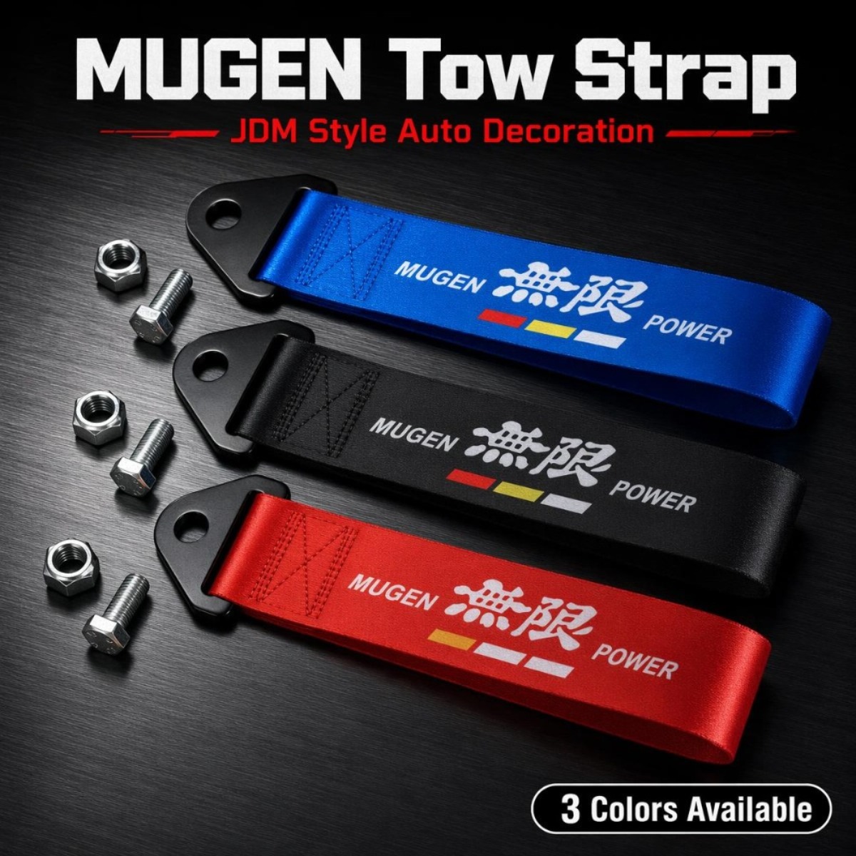 Car Accessories Jdm - Araba Yarışı Çekme Halatı JDM Dekor