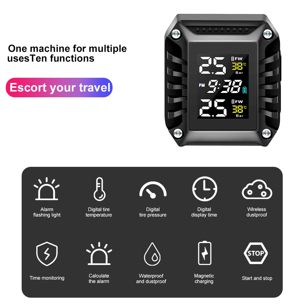 Motosiklet Lastik Basıncı Moni - Tire Pressure Monitor incelemesi ve fiyatı