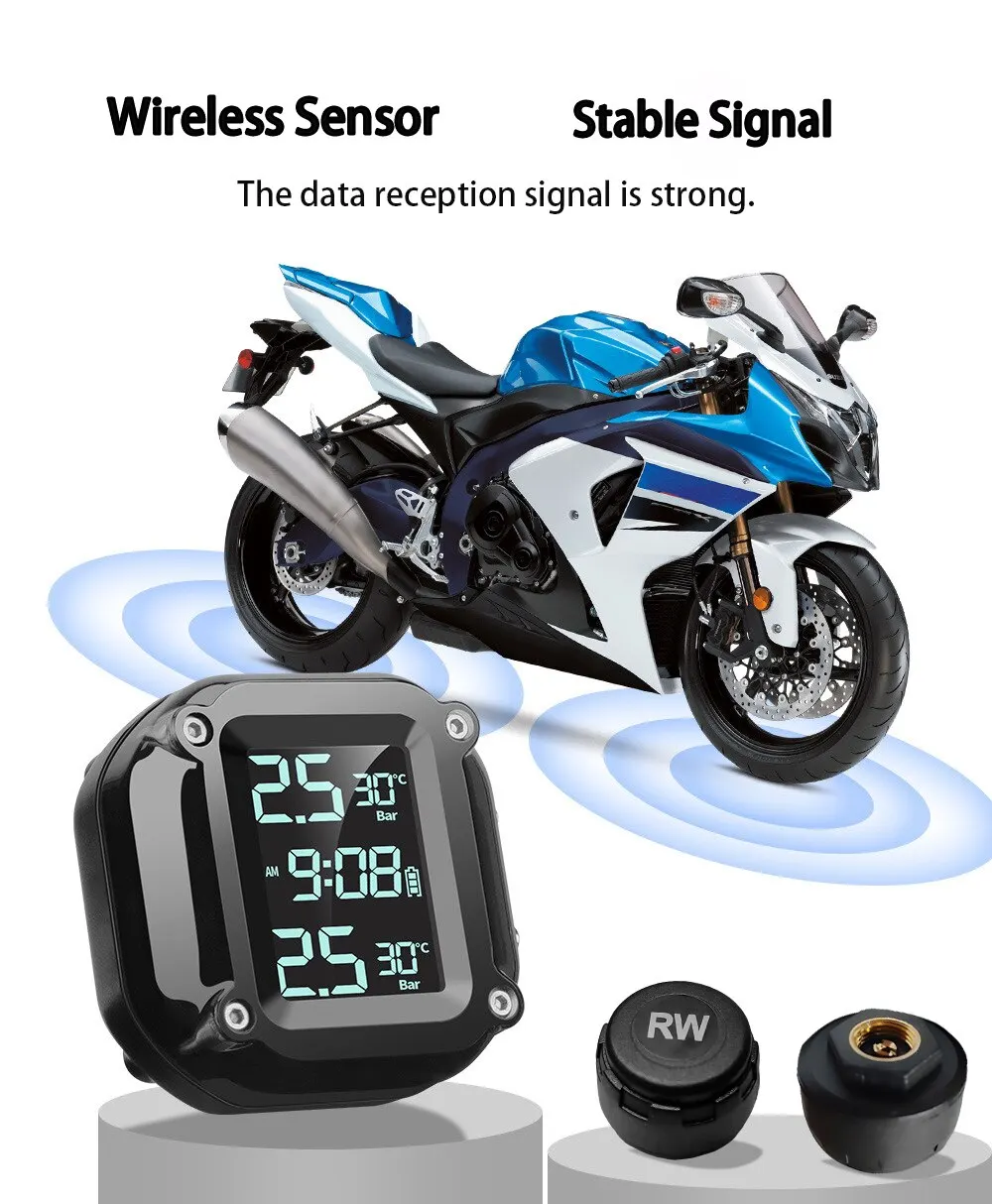 M5 TPMS Motosiklet Lastik Bası - Tire Pressure Monitor incelemesi ve fiyatı