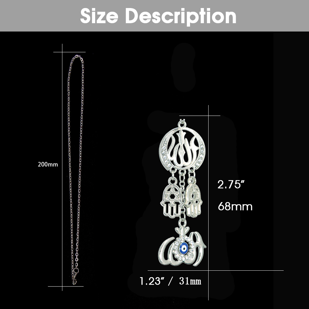 Otomobiller İç İslam müslüman  - Car Accessories Evil Eye incelemesi ve fiyatı