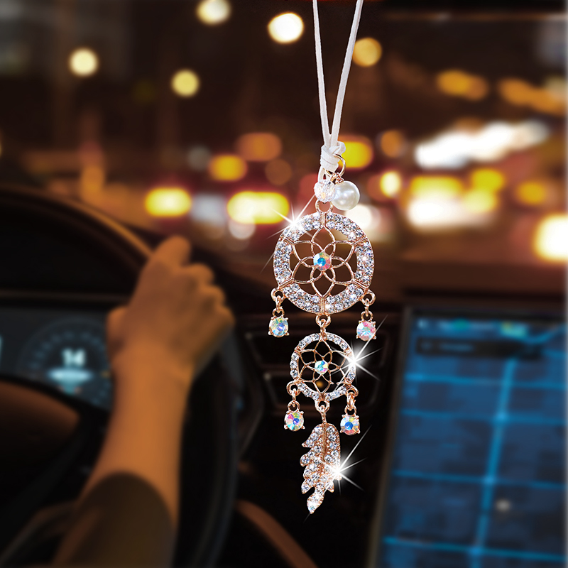 Elmas İşlemeli Çiçek Şeklinde  - Car Accessories Evil Eye incelemesi ve fiyatı